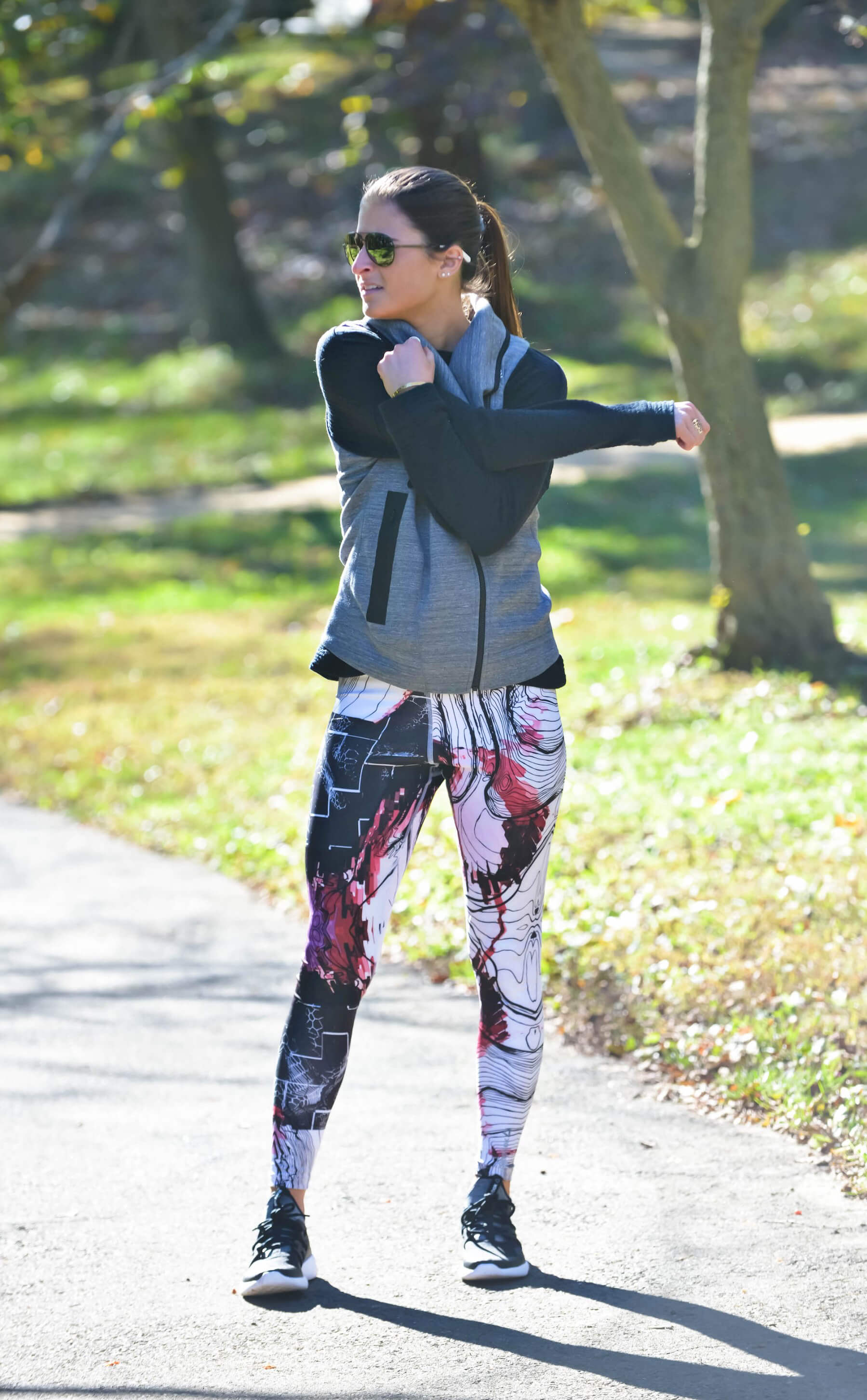 To Be Bright by Tilden Brighton - Reebok Fall Workout Outfit
