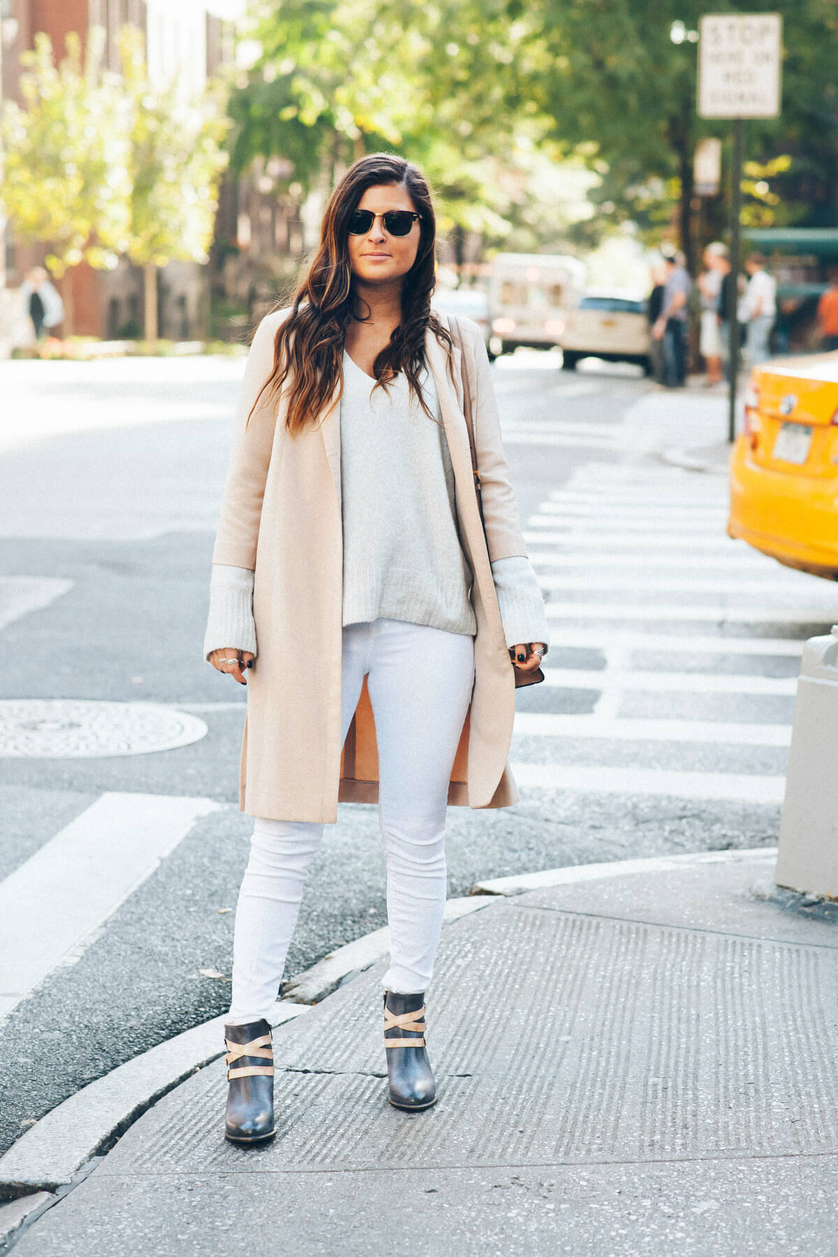 Fall Outfit Ideas, Monochromatic, Camel Coat, Tilden of To Be Bright