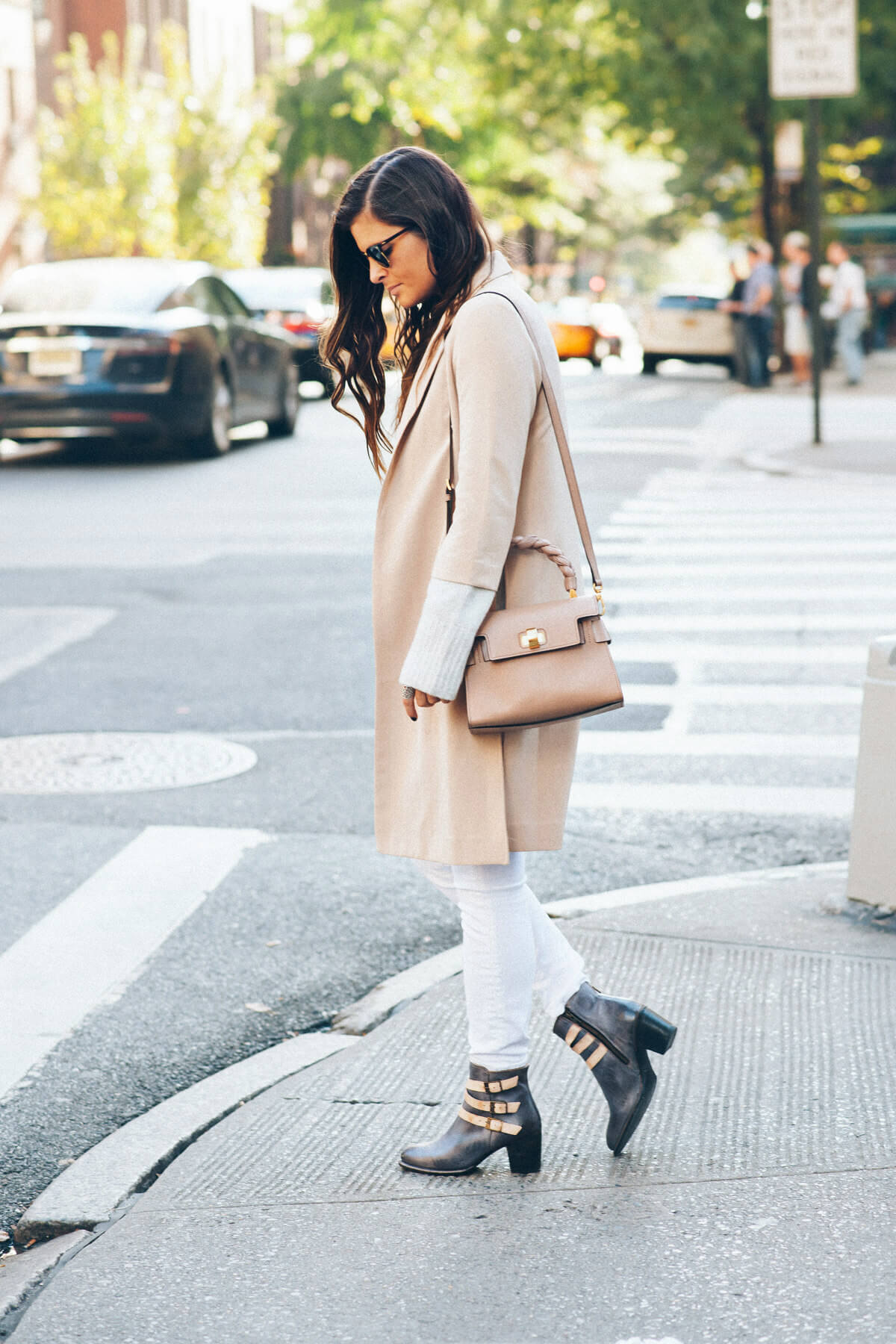 Fall Outfit Ideas, Monochromatic, Camel Coat, Miu Miu Bag, Tilden of To Be Bright