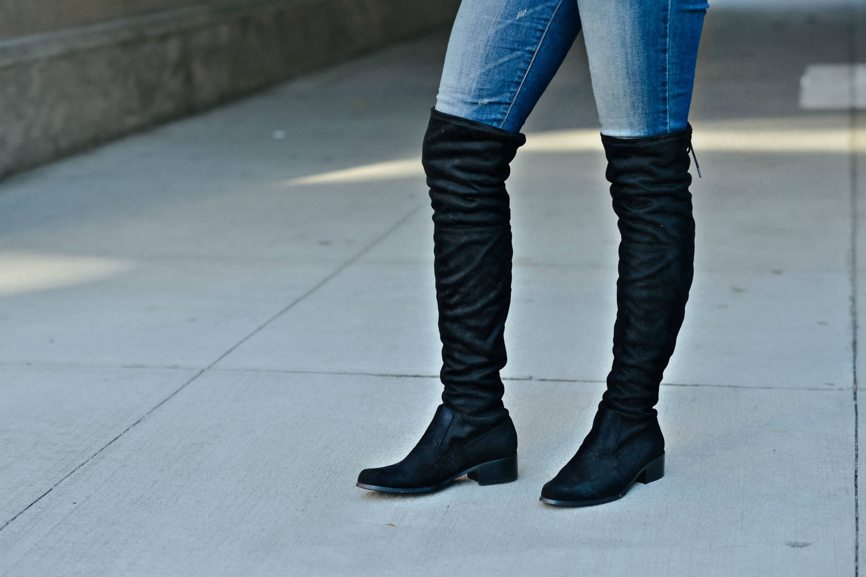 Black Over The Knee Boots, Tilden of To Be Bright