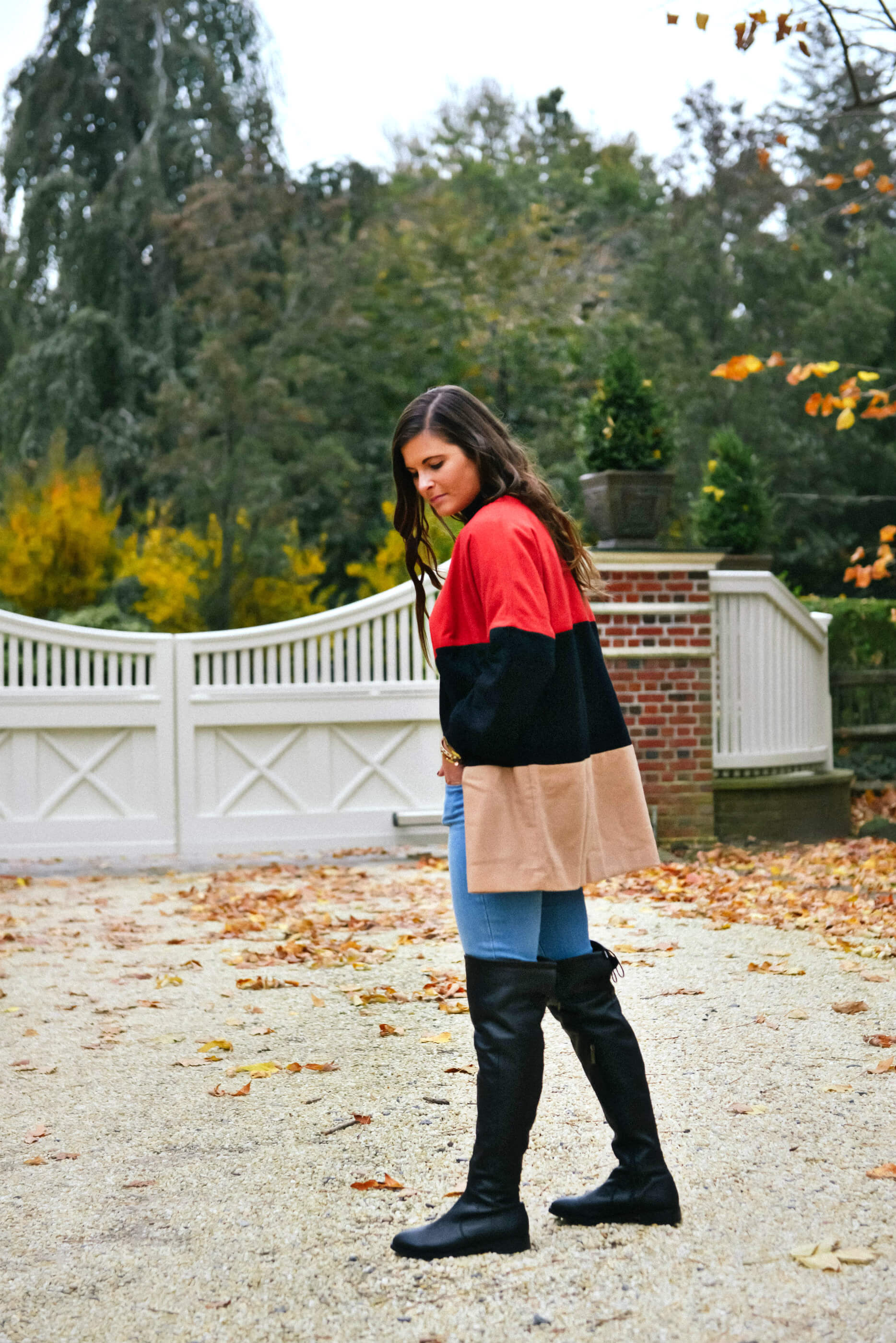 Fall Outfit Inspiration, Color Block Coat, Tilden of To Be Bright
