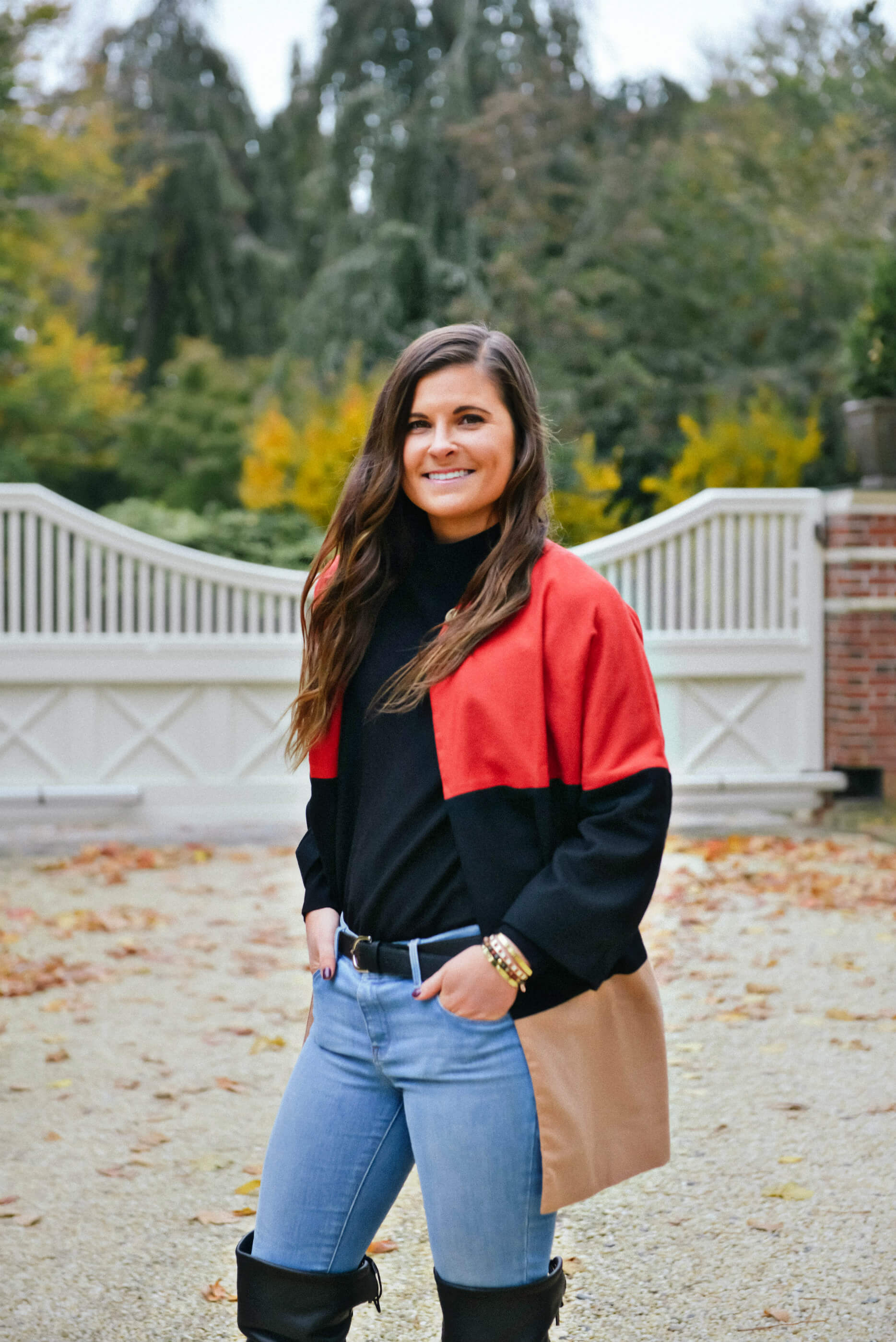 Fall Outfit Inspiration, Color Block Coat, Tilden of To Be Bright