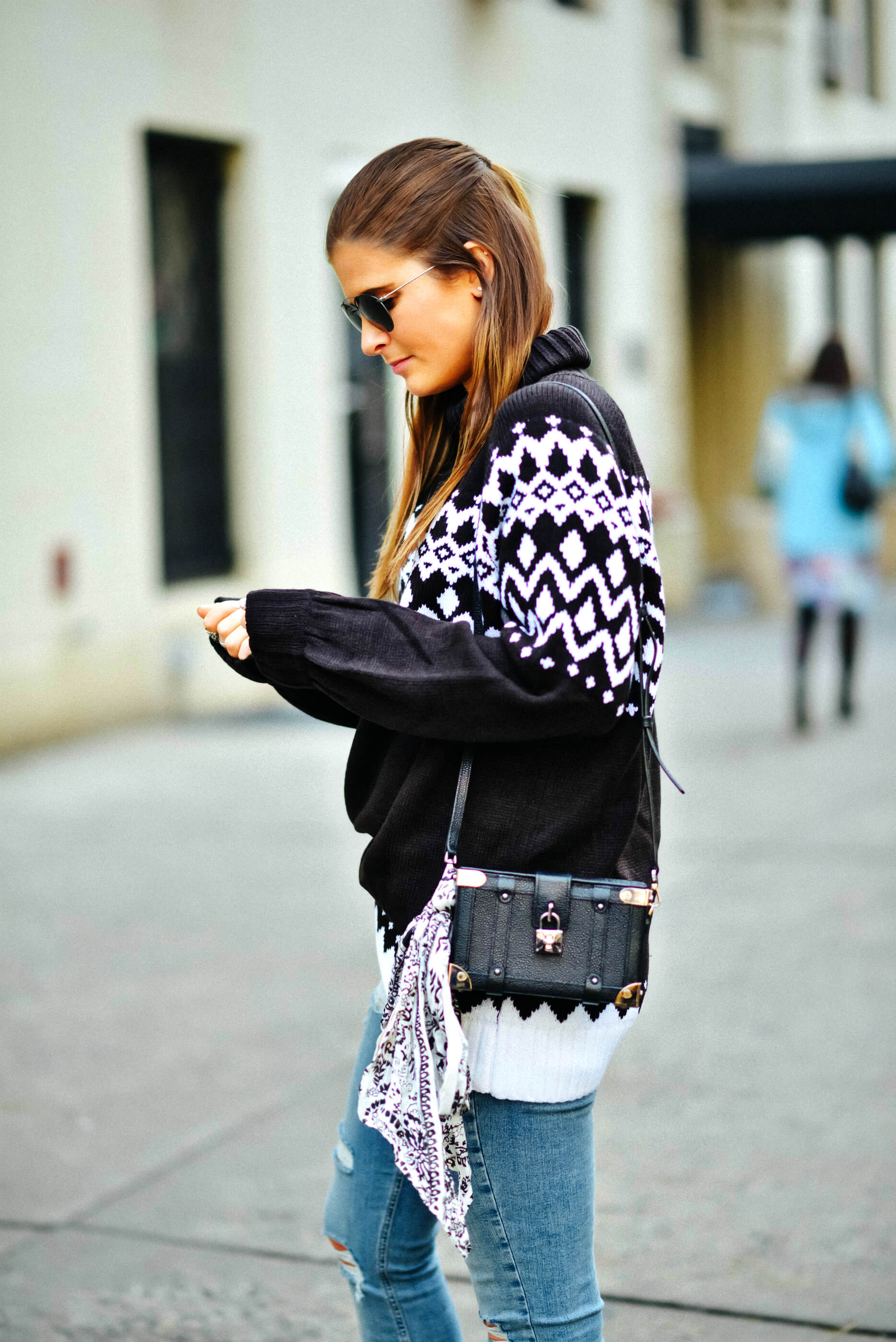 Oversized Winter Sweater Outfit, Tilden of To Be Bright