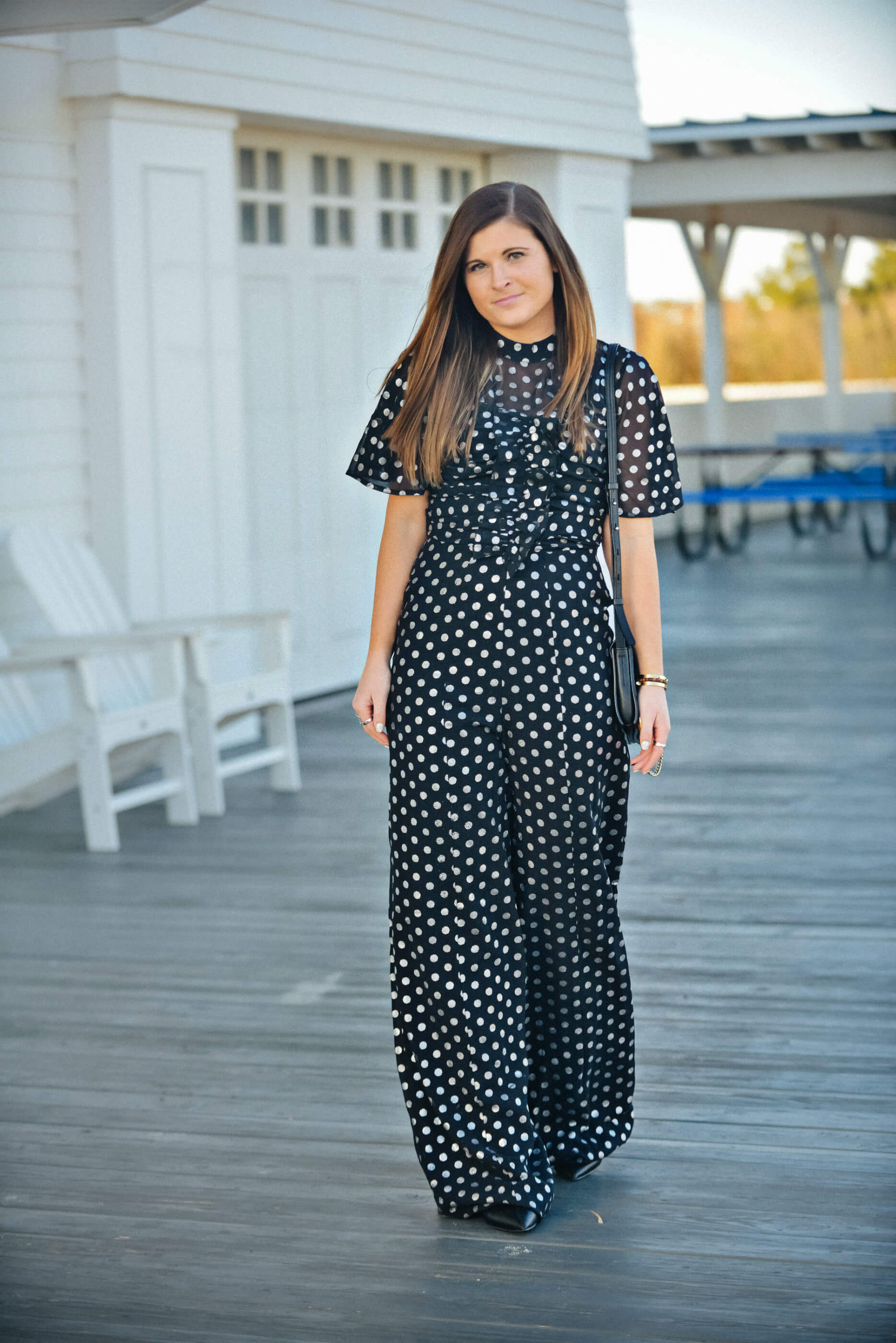 ASOS Metallic Dot Jumpsuit, Polka-Dot Jumpsuit, New Year's Eve Outfit Idea, Tilden of To Be Bright