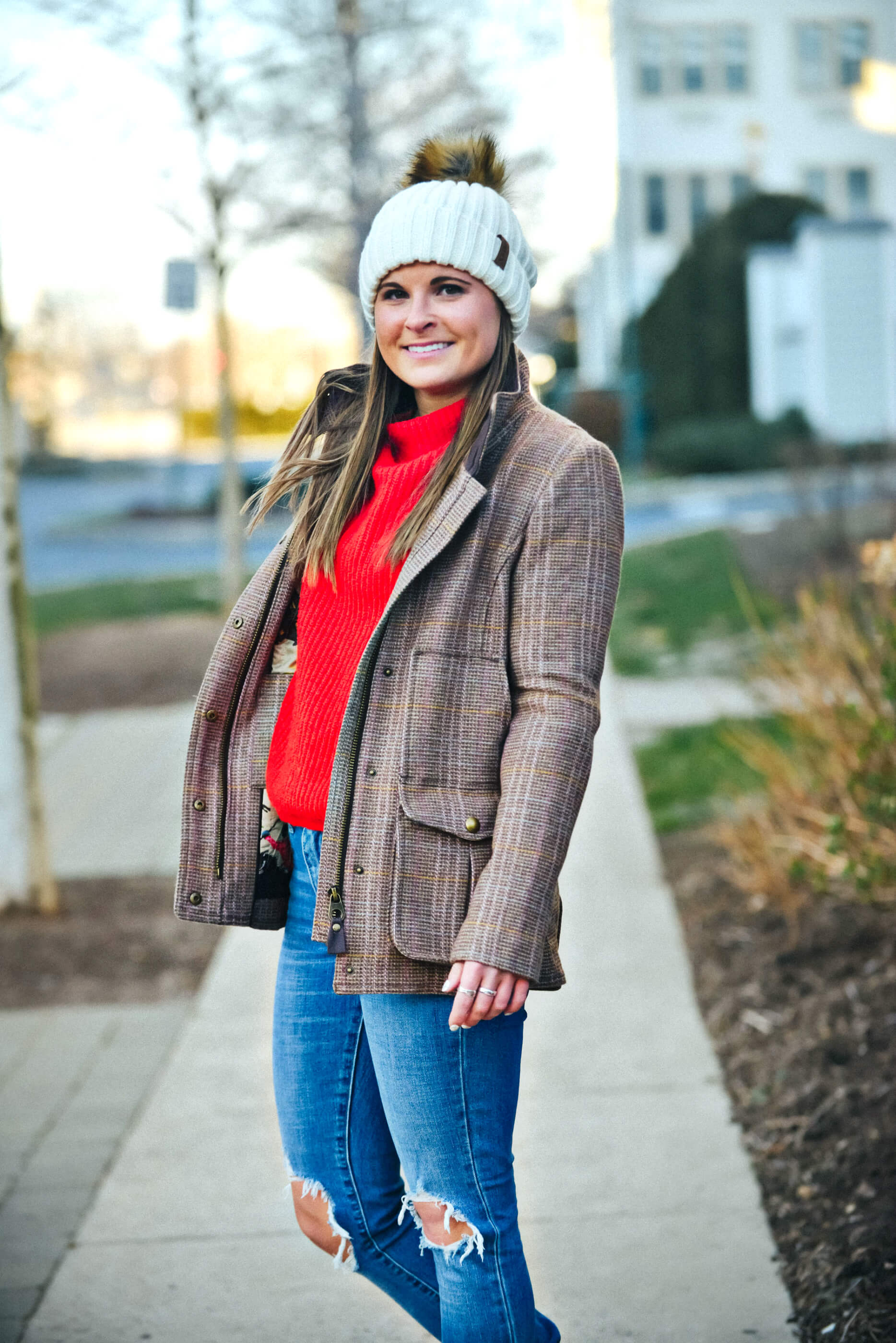 Fieldcoat, Pom Beanie, Winter Outfit, Tilden of To Be Bright