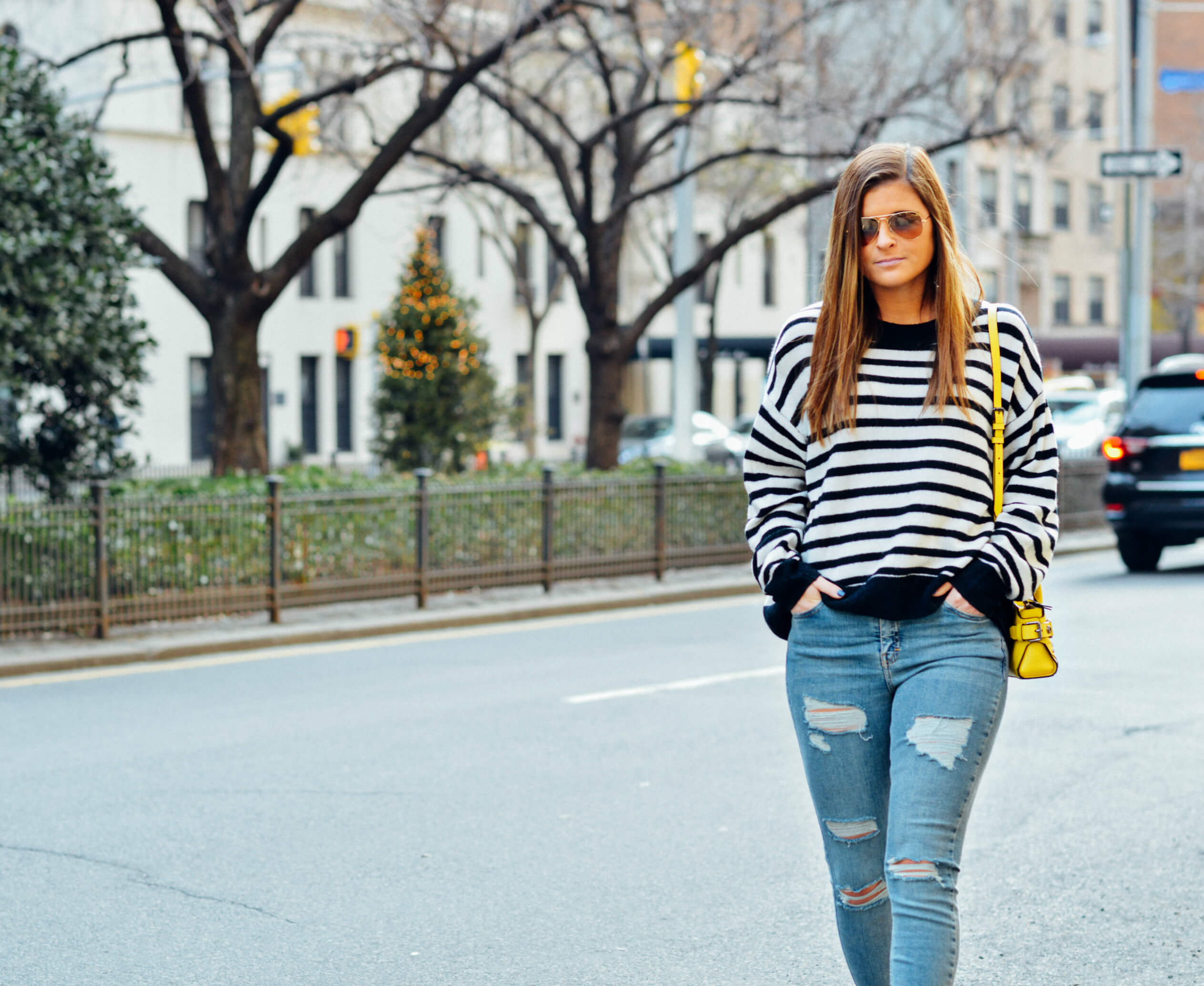 Striped Sweater, NYC Street Style, Tilden of To Be Bright