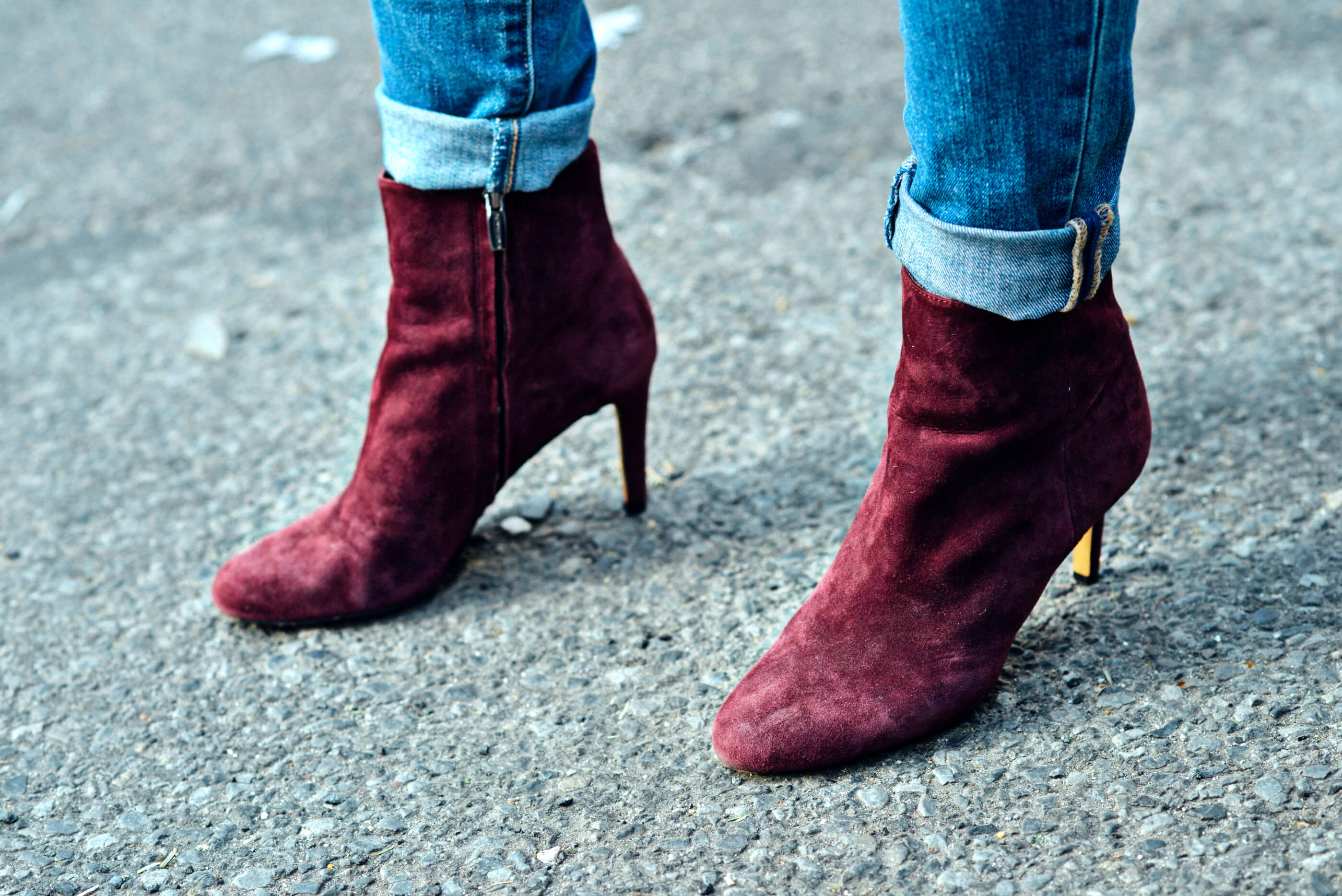 Vince Camuto Red Wine Booties, Tilden of To Be Bright