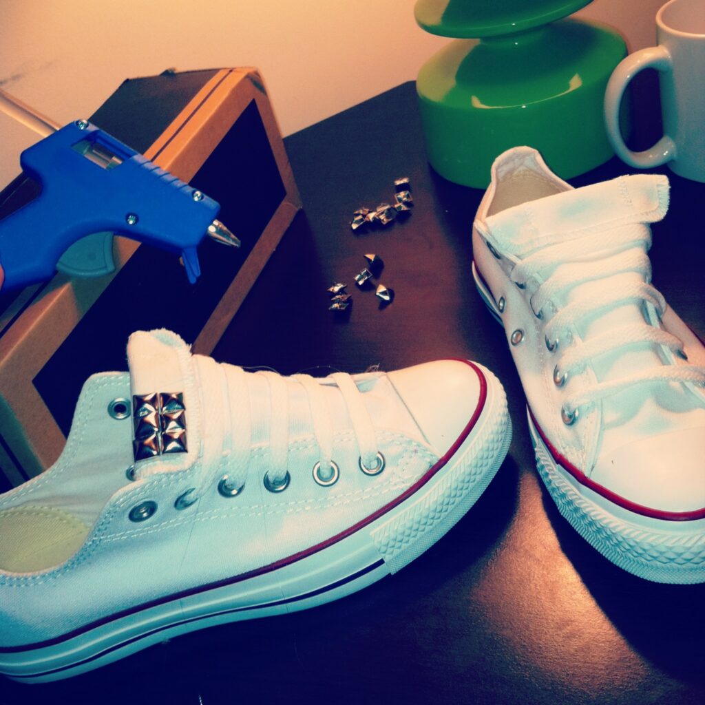 DIY Studded Converse