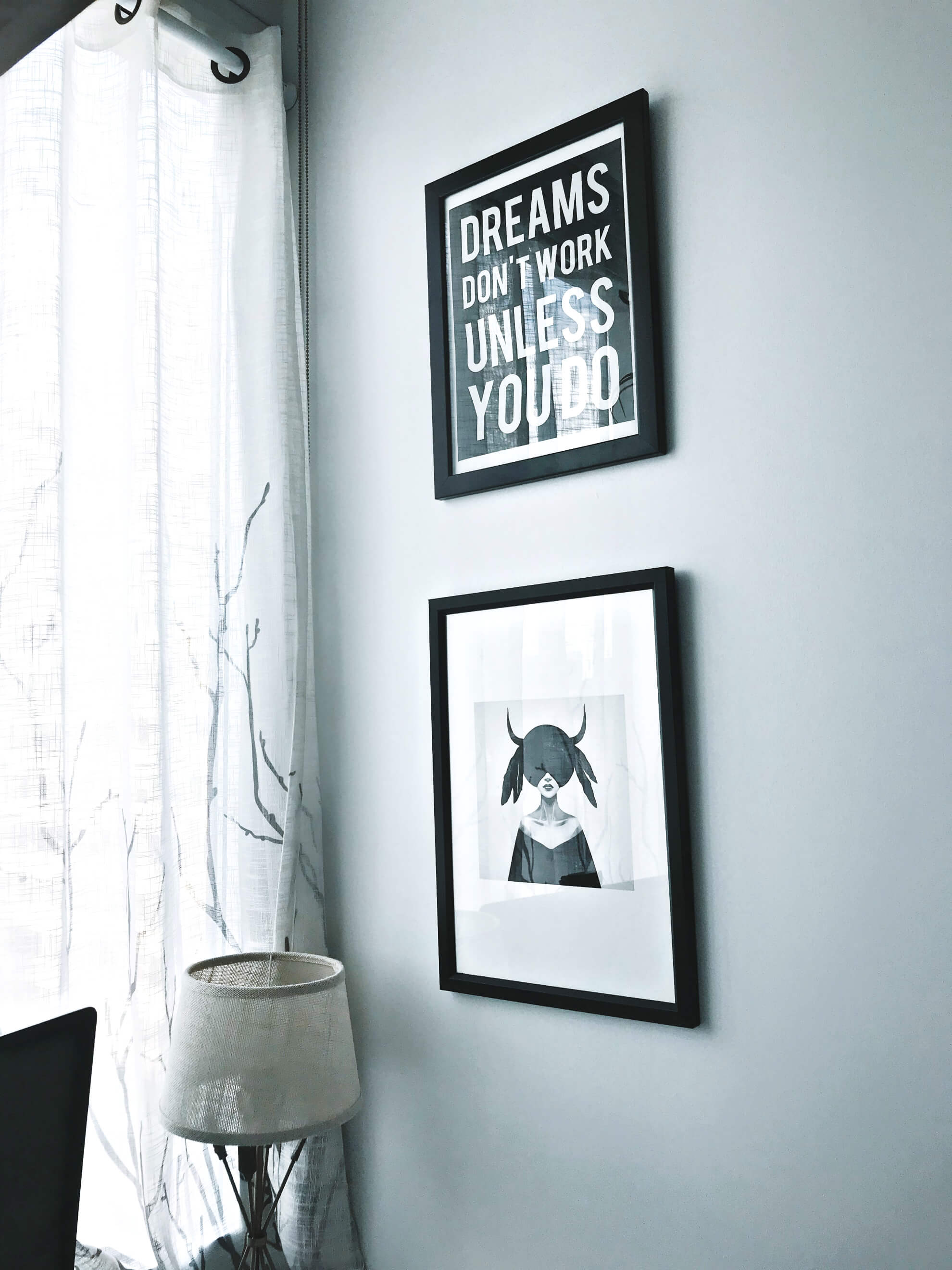 New Apartment: Bedroom Reveal, Society 6 Office Wall Art, Tilden of To Be Bright