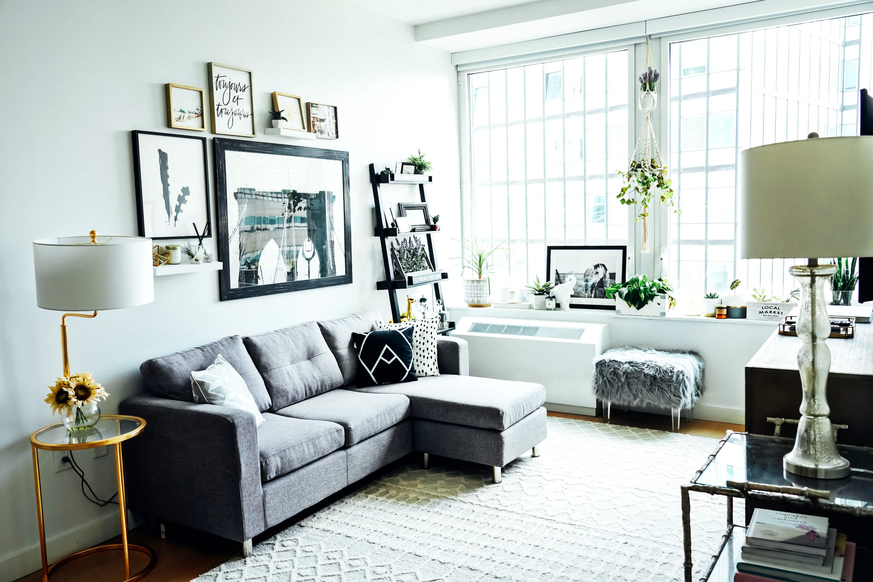 New Apartment: Living Room Reveal, NYC Apartment Decor, Tilden of To Be Bright