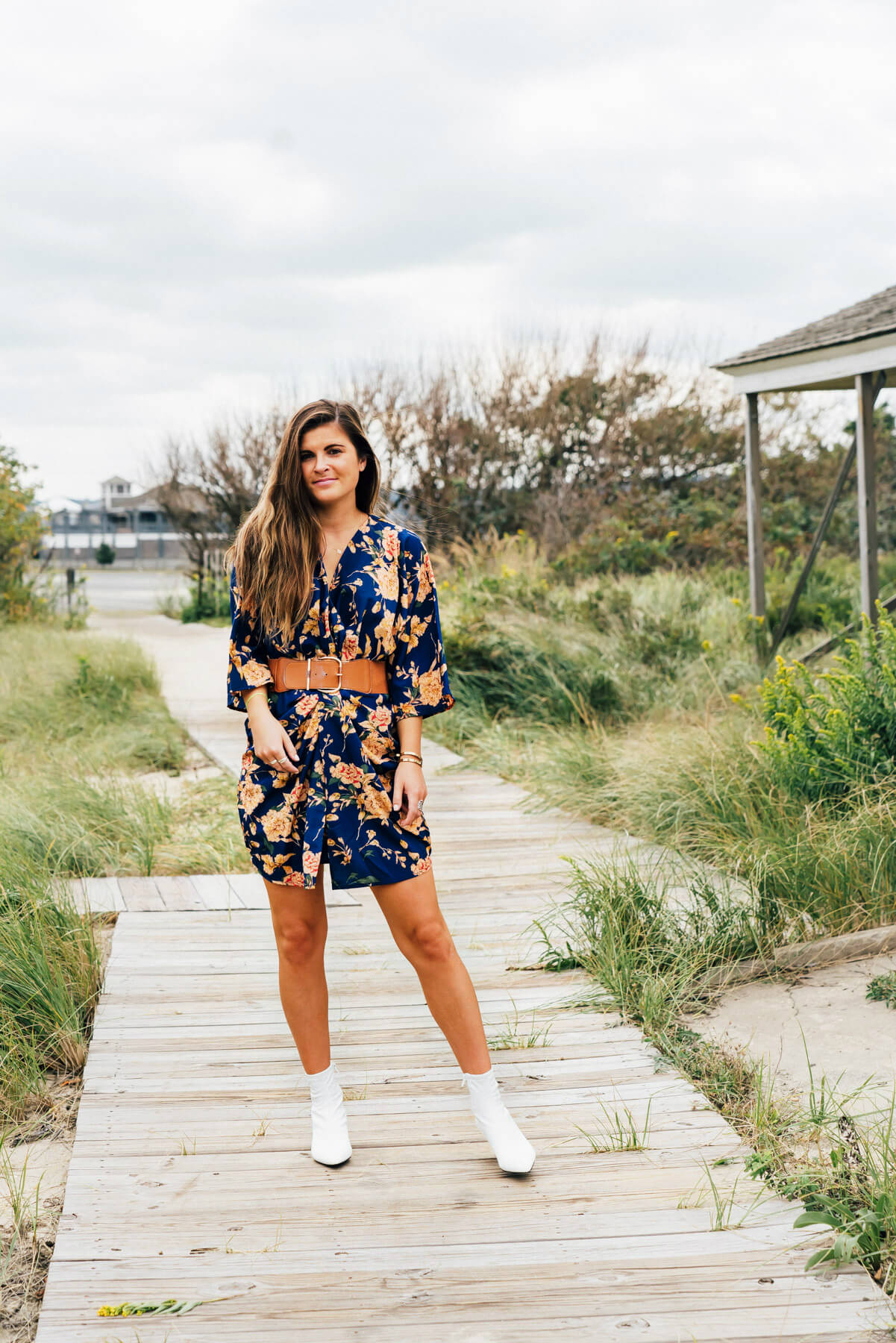 Fall Floral Dress, Kimono Dress, Fall Trend, Fall Outfit Ideas, Tilden of To Be Bright