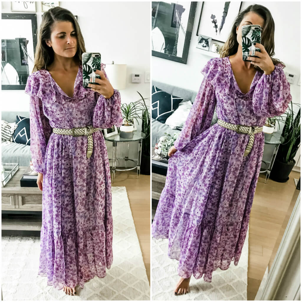 ASOS House Of Stars Maxi Floral Smock Dress, Fall Wedding Dress, Tilden of To Be Bright