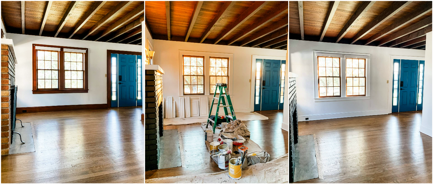 Home Improvement, Living Room Before & After, Tilden of To Be Bright