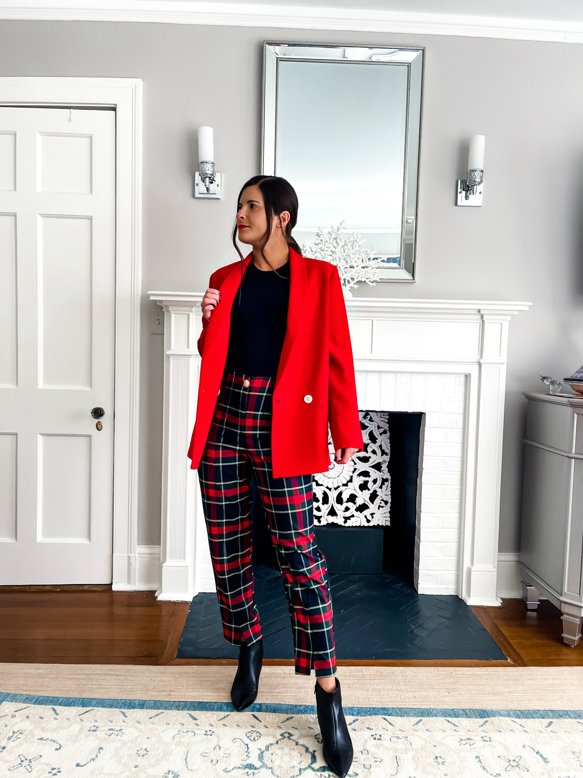 Holiday Outfit Inspiration: Red Pants 