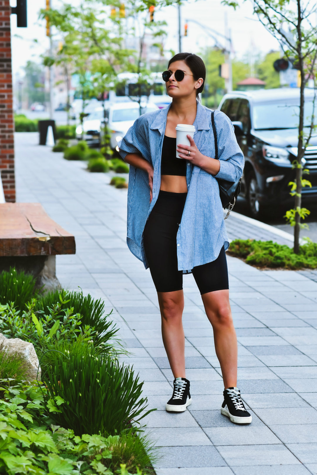 Two Ways to Style Biker Shorts